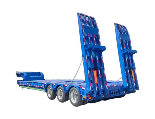 CIMC 100 Ton Container Transport Truck Lowbed Semi Trailer