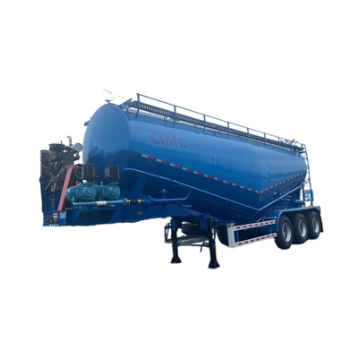 3-Axle Semi-Trailer untuk semen Cina Menawarkan Cat Elektroforesis KTL Powder Coating