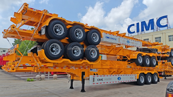 CIMC 2 Axle 3 axle 20FT 40ft Skeletal Container Skeletal Trailer Chassis Semi Trailer