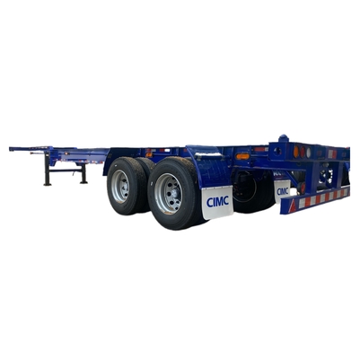 Semi trailer kerangka untuk transportasi kontainer Elektroforesis dan Lapisan Serbuk KTL