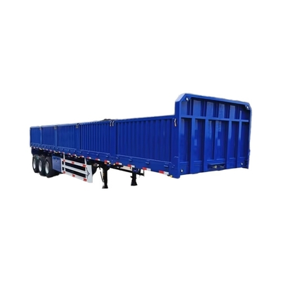 CIMC Side Wall Fence Cargo Trailer Livestock Trailer Animal Transport Semi Trailer Dengan Pintu Sisi Utilitas dan Drop Side Fence