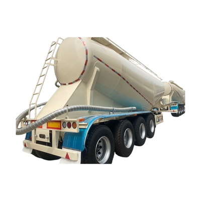 Truk kargo berat dalam persediaan 4 sumbu bulk transport Semi-trailer dengan dukungan kaki