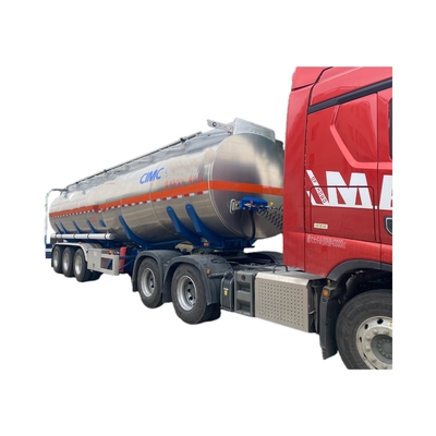 CIMC langsung menjual 3-Axis Aluminium Alloy Oil Tanker dengan kapasitas beban maksimum 60000L
