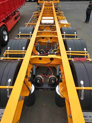 CIMC Standar Tinggi 2 poros Container Chassis Frame Trailer Frame Semi-trailer