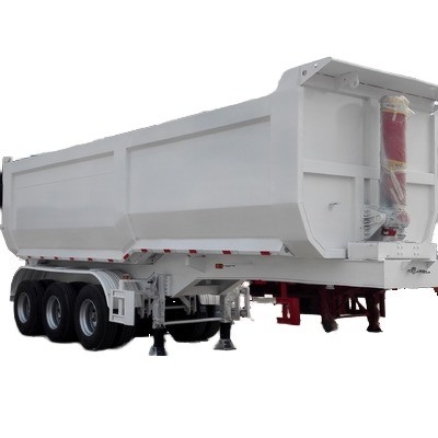 CIMC Quality Dump Truck Situs konstruksi Pengangkutan pasir dan kerikil Tippers Rear Dump Semi Trailer