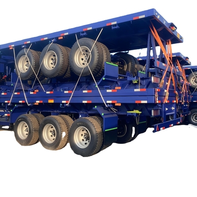 CIMC China produsen penjualan langsung 3-sumbu diskon harga berkualitas tinggi semi trailer flatbed
