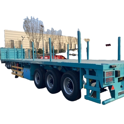 CIMC Cina produsen penjualan langsung 3 sumbu diskon kualitas tinggi flatbed semi-trailer