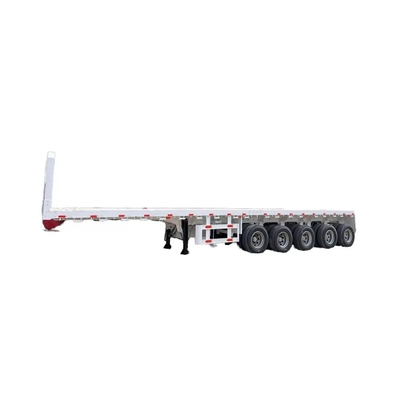 Heavy-Duty Fatbed Semi-Trailer untuk dijual di Afrika: Dirancang untuk transportasi beban besar yang stabil dan efisien