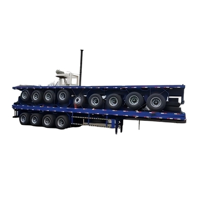 Semi-Trailer Fatbed Heavy-Duty: Dirancang untuk transportasi beban dan peralatan berat yang besar dan efisien