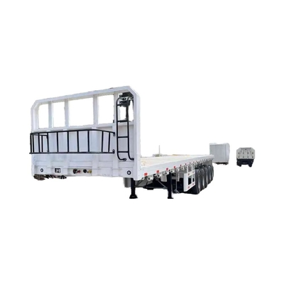 CIMC Heavy-Duty Fatbed Semi-Trailer: Dirancang untuk transportasi beban besar dan peralatan berat yang stabil dan efisien