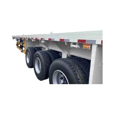 Dapat disesuaikan sesuai dengan kebutuhan khusus Anda dengan kunci dapat menarik kontainer multi-fungsi datar semi-trailer