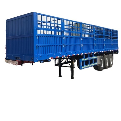 High-Performance Fence Semi Trailer untuk dijual di Afrika: Ideal untuk transportasi ternak, hewan dan beban berat yang aman