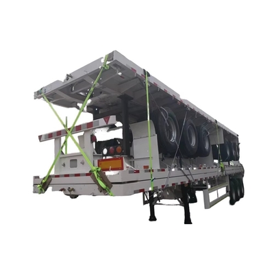 CIMC Second Hand 3-gawang kerangka flatbed semi-trailer