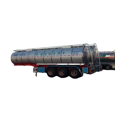 CIMC Produsen Cina 3-Axis Aluminium Alloy Oil Tanker Truck Harga Pabrik Semi-Trailer