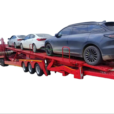 CIMC Desain Baru Trailer Pengangkut Mobil Trailer Truk Efisien untuk Mengangkut Mobil
