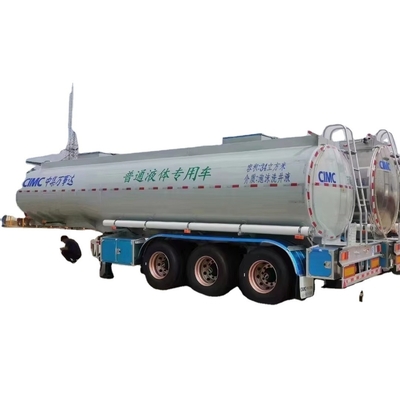 CIMC Penjualan Langsung dari Produsen Cina 3-Axis Aluminium Alloy Oil Tanker Truck Fuel tank truck