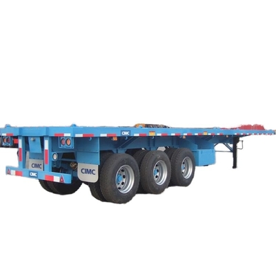 CIMC Flatbed Trailer Desain Terbaru Untuk Kinerja Optimal Flatbed Semi Trailer