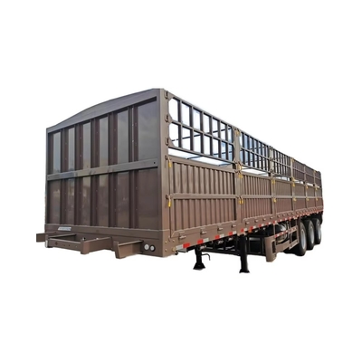 CIMC 2024 Desain Baru Steel Fence Semi Trailer Truck Fence Trailer Produk