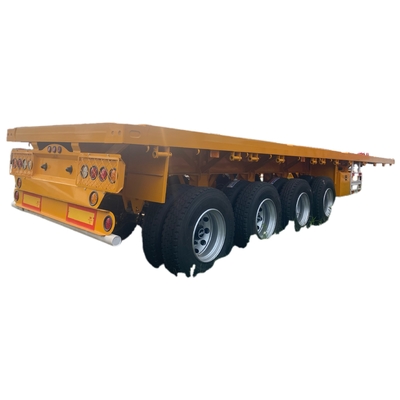 New China Manufacturer Of 4-axis flatbed Semi-trailer Direct Sales Of 100 Ton Trailer