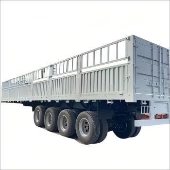 CIMC 2024 Desain Baru Pagar Semi Trailer Truk Trailer Produk