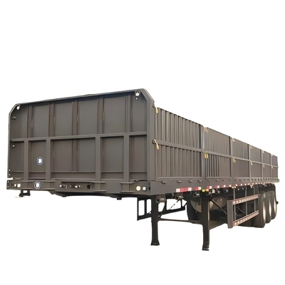 CIMC dapat menyesuaikan ukuran warna dari 3 sumbu pagar kargo semi-trailer.