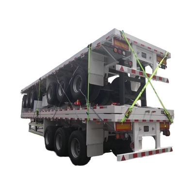 Cina Hot Selling Semi-trailer Flatbed Board Semi-trailer Beban Maksimum 100T Produsen Cina Disesuaikan