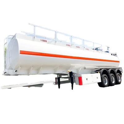 CIMC Proses Terbaru Kapal tangki minyak tiga poros baja bertenaga tinggi Semi trailer Kondisi baru Kapal tekanan Tank trailer Produk