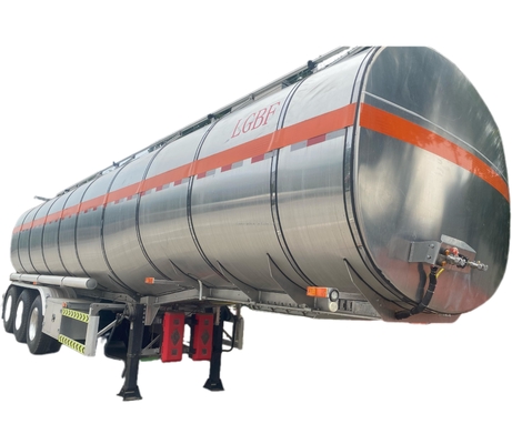 CIMC terbaru kekuatan tinggi paduan aluminium 3 poros dengan kapasitas mesin yang kuat 25000-70000L tangki minyak diesel semi trailer