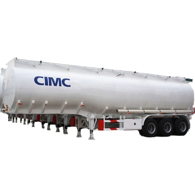 Customized Cina 60t Load Heavy Fuel Tanker Truk Semi Trailer