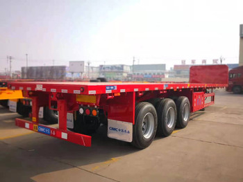 Semi-Relai 3AXL flatbed yang digunakan