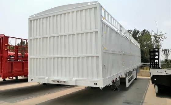 CIMC 2024 Desain Baru Pagar dan Kerangka Semi Trailer Truk Trailer Produk Baja