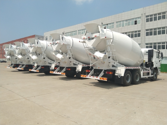 HOWO Trailer Diesel 12 Meter Kubik Cement Truck Transmisi Manual Euro 2 6x4 Truk Pengaduk Beton