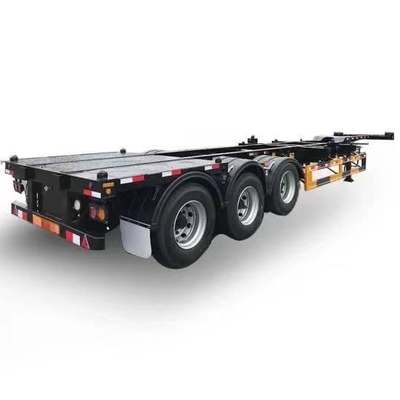 Kualitas tinggi Kapasitas beban berat trailer Skeleton Bagian Kontainer Transportasi