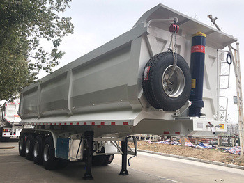 Afrika Heavy-Duty Dump Truck Semi Trailer: Dirancang untuk Pengangkutan dan Pengungkapan Bahan dan Sampah yang Efisien