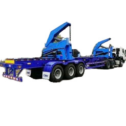 Side Loader Semi Trailer Dioptimalkan Untuk Pengisian Kontainer yang Efisien Pengungsian Stabilitas dan Keamanan Ditingkatkan