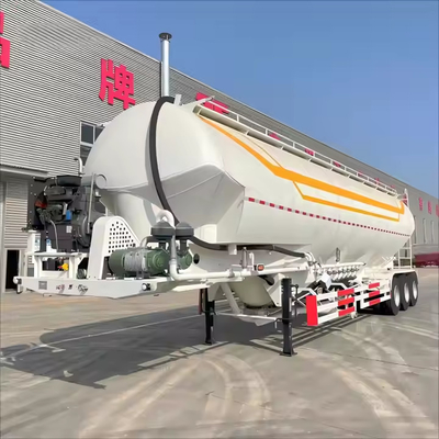 CIMC 3 Pengangkutan poros semen Bahan granular atau bubuk semen kering Bulk Tanker Semi truk trailer