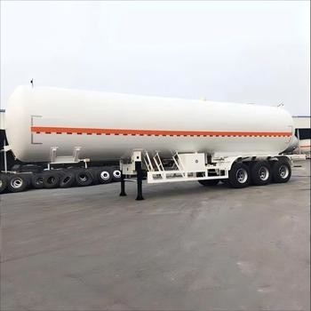 Tank LPG Semi Trailer Keamanan Tinggi Untuk Pengangkutan Gas Minyak Limbah yang Aman dan Efisien