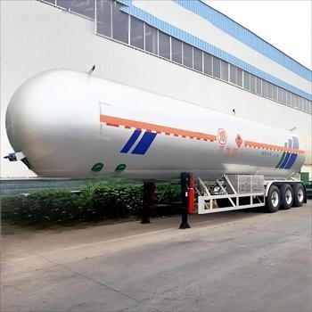 Tank LPG Semi Trailer Keamanan Tinggi Untuk Pengangkutan Gas Minyak Limbah yang Aman dan Efisien