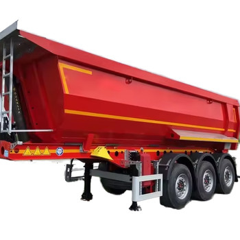 Afrika Heavy-Duty Dump Truck Semi Trailer: Dirancang untuk Pengangkutan dan Pengungkapan Bahan dan Sampah yang Efisien