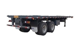 Heavy-Duty Fatbed Semi Trailer untuk Pengangkutan Stabil dan Efisien dari Beban Oversized