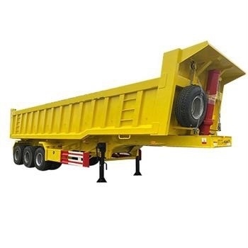 Afrika Heavy-Duty Dump Truck Semi Trailer: Dirancang untuk Pengangkutan dan Pengungkapan Bahan dan Sampah yang Efisien