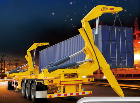 Side Loader Semi Trailer Dioptimalkan Untuk Pengisian Kontainer yang Efisien Pengungkapan Peningkatan Stabilitas Dan Keamanan Untuk Dijual Di Afrika