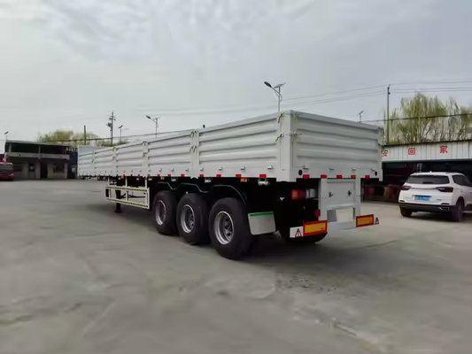 3 Axle 13* 2.55m 10pcs 16mm tebal Leaf Spring Guardrail Semi Trailer