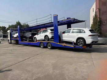 Pengangkut mobil yang dapat diandalkan Semi trailer Untuk transportasi mobil yang efisien Memastikan perlindungan maksimum Stabilitas tinggi