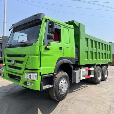 Howo Brand 6x4 Dump Truck 375 Kekuatan Kuda Transmisi Manual Diesel Bahan Bakar Kondisi Baru Untuk Konstruksi Di Afrika
