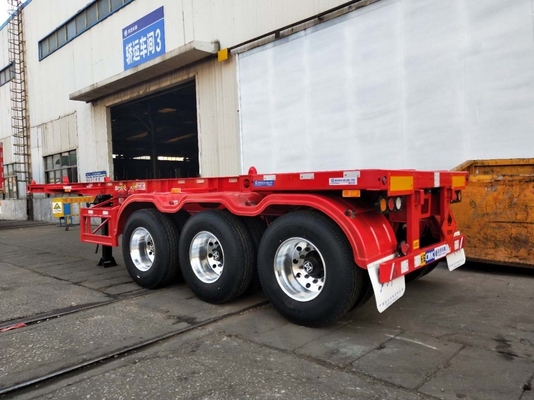 CIMC Kualitas Produk Kendaraan Bahan Baja Skeleton Semi-Trailer