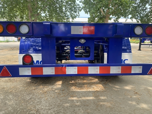 CIMC Biaya Efektif Kerangka Baja 3 Poros 28 Ton Pengangkutan Kargo Semi-Trailer