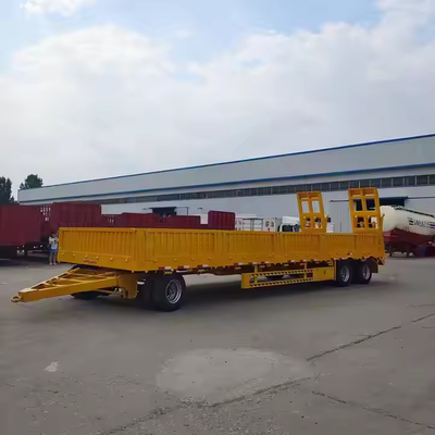 CIMC 3 Poros 40 -100T Barang Grosir Transportasi Utilitas Stake Hewan Sidewall Truk Pagar Semi Trailer