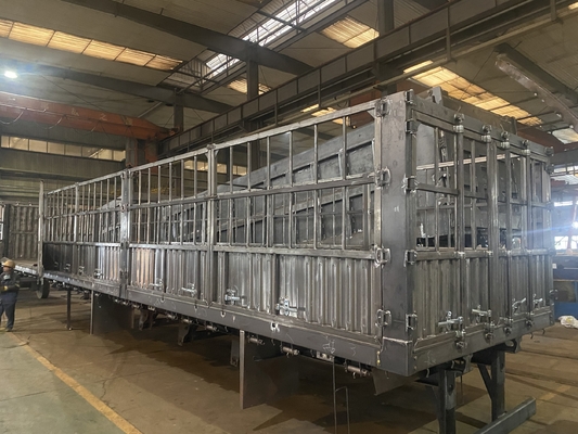 CIMC produsen truk Cina menerima Semi Trailer yang disesuaikan dengan kapasitas beban maksimum 100T