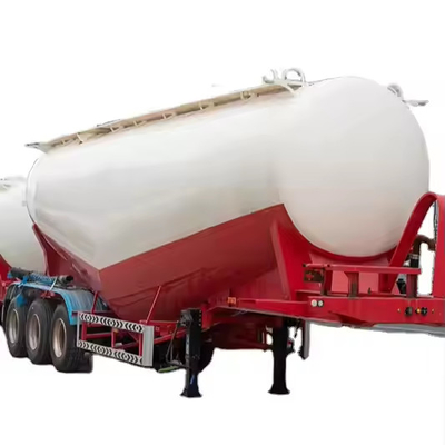 Pengangkutan Cement Bulk Truck Trailer Semi-Trailer Pengangkut dengan kompresor udara yang terbuat dari baja